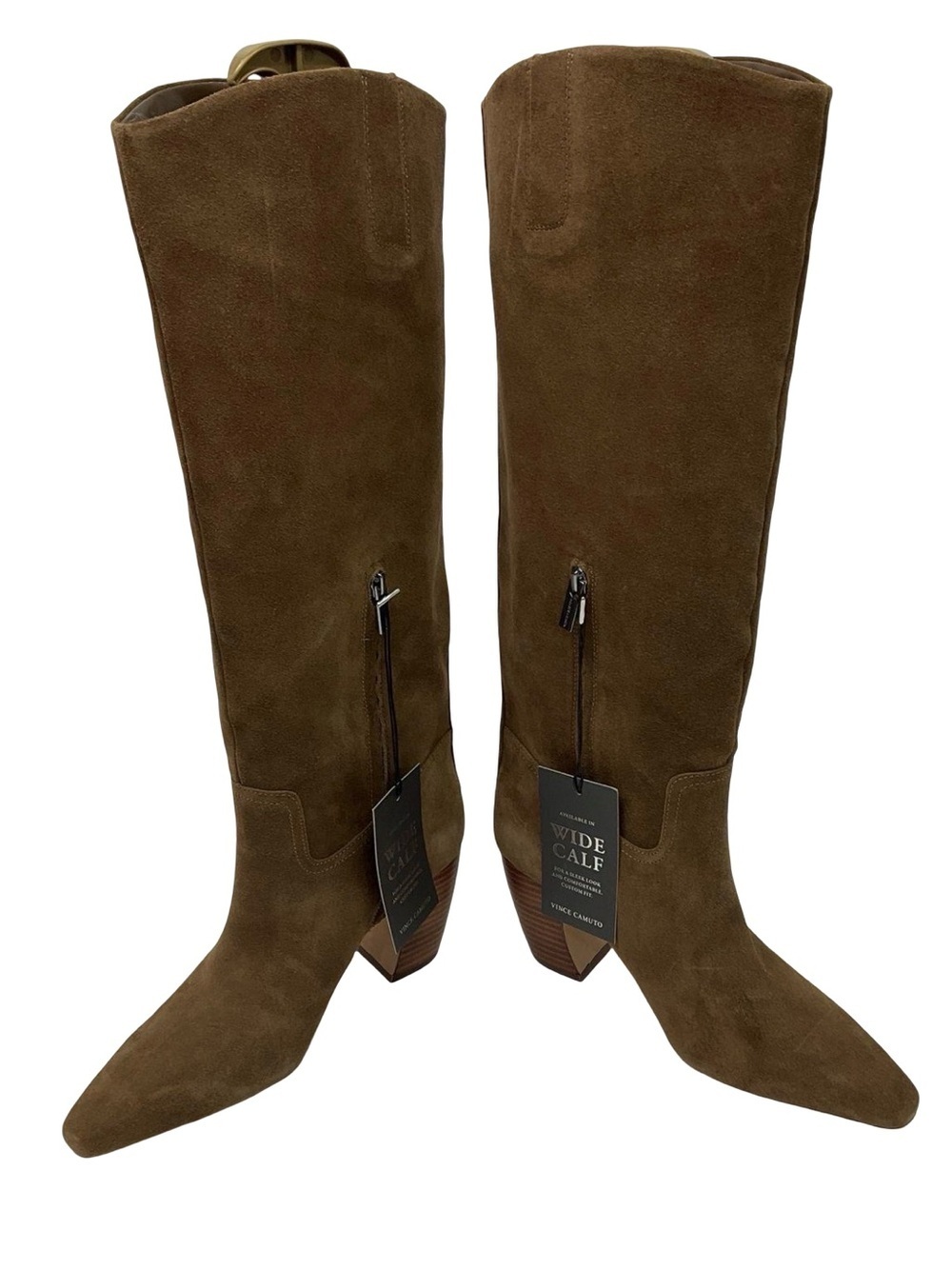 Vince Camuto Cristen Knee High Boots  NWT Wide Calf Suede Size 9 - Picture 4 of 11